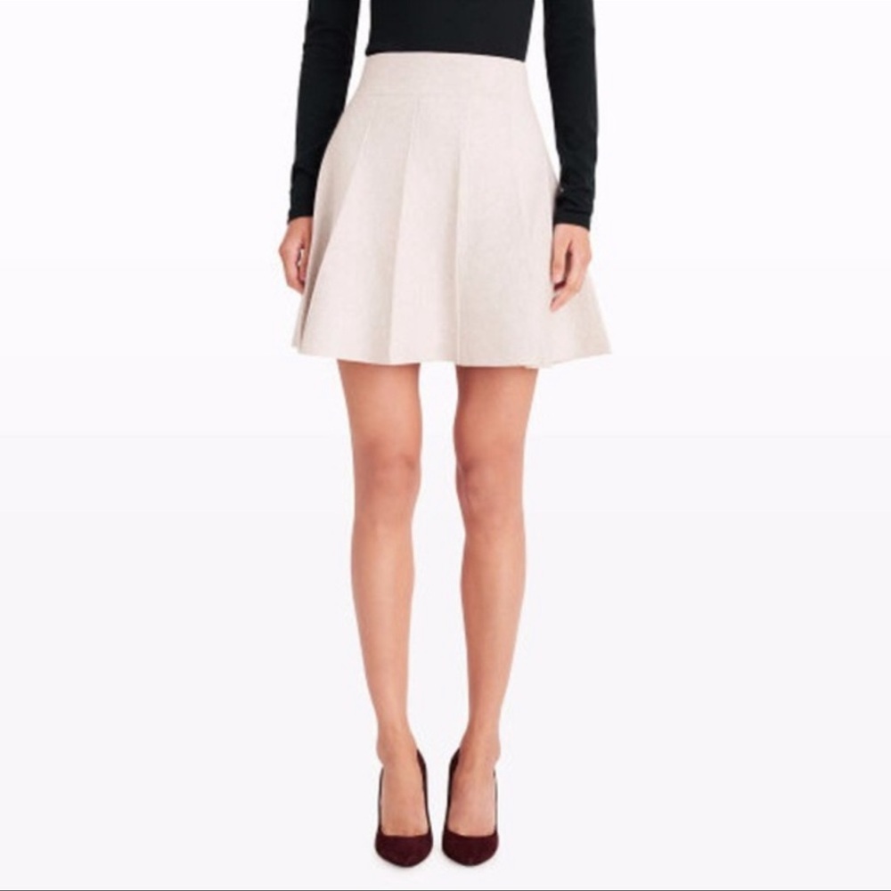 Club Monaco Pleated Mini Skirt
